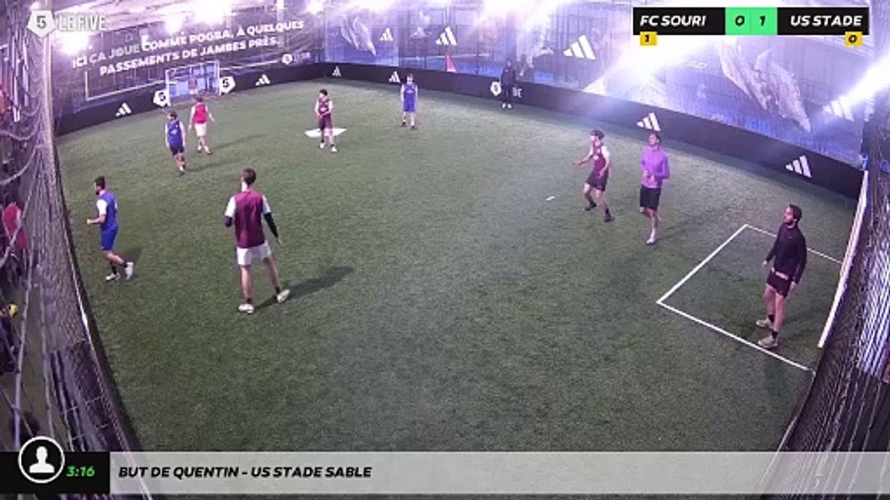 But de Quentin - Us Stade Sable