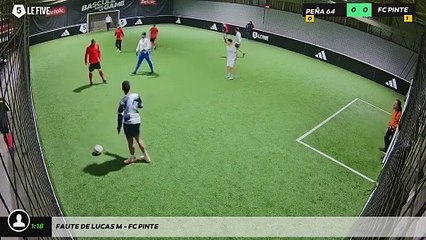 Faute de Lucas M - Fc Pinte