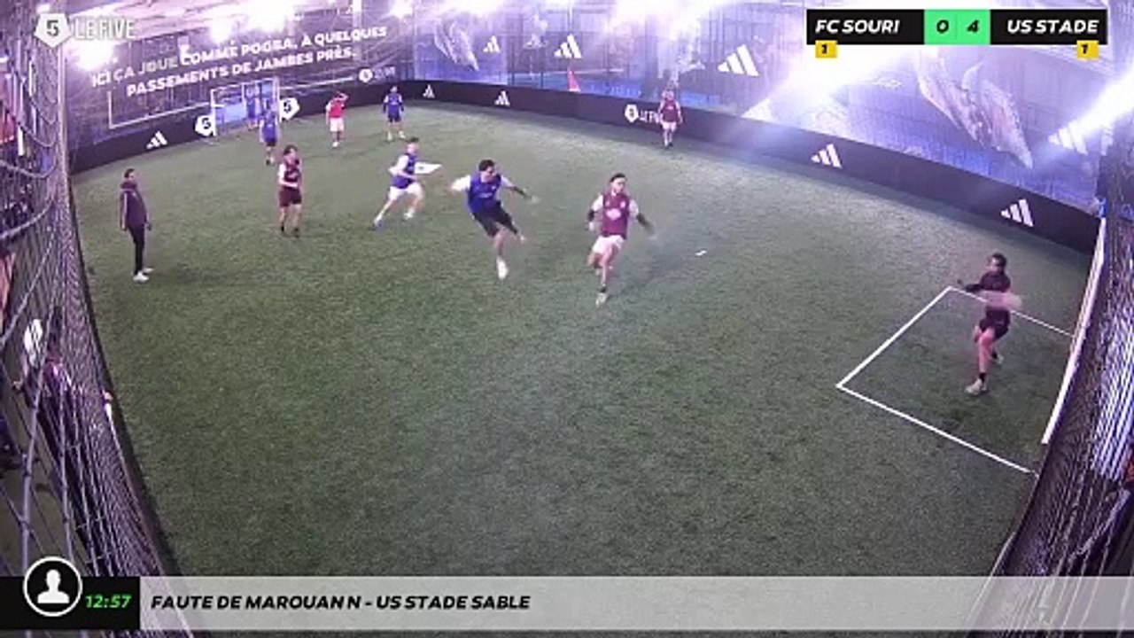 Faute de Marouan N - Us Stade Sable