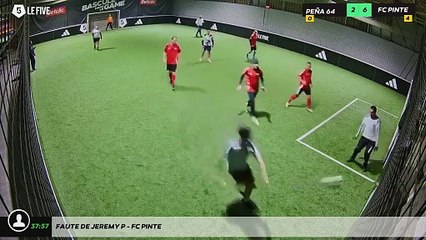 Faute de Jeremy P - Fc Pinte