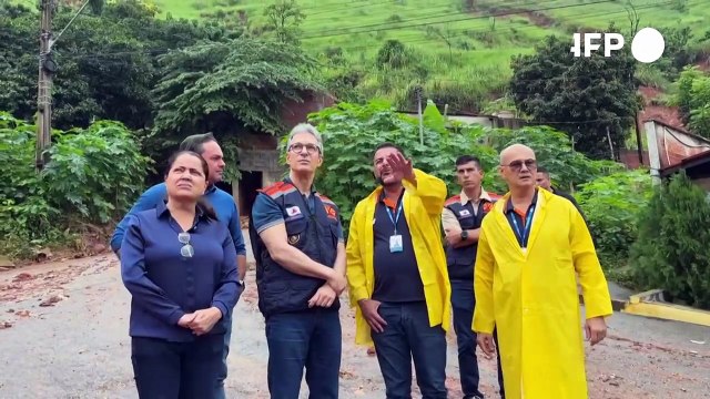 Governador de MG vistoria áreas afetadas pelas chuvas
