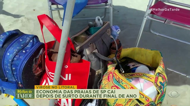 NOROVÍRUS: surto de virose enfraquece o comércio no litoral paulista| Melhor da Tarde