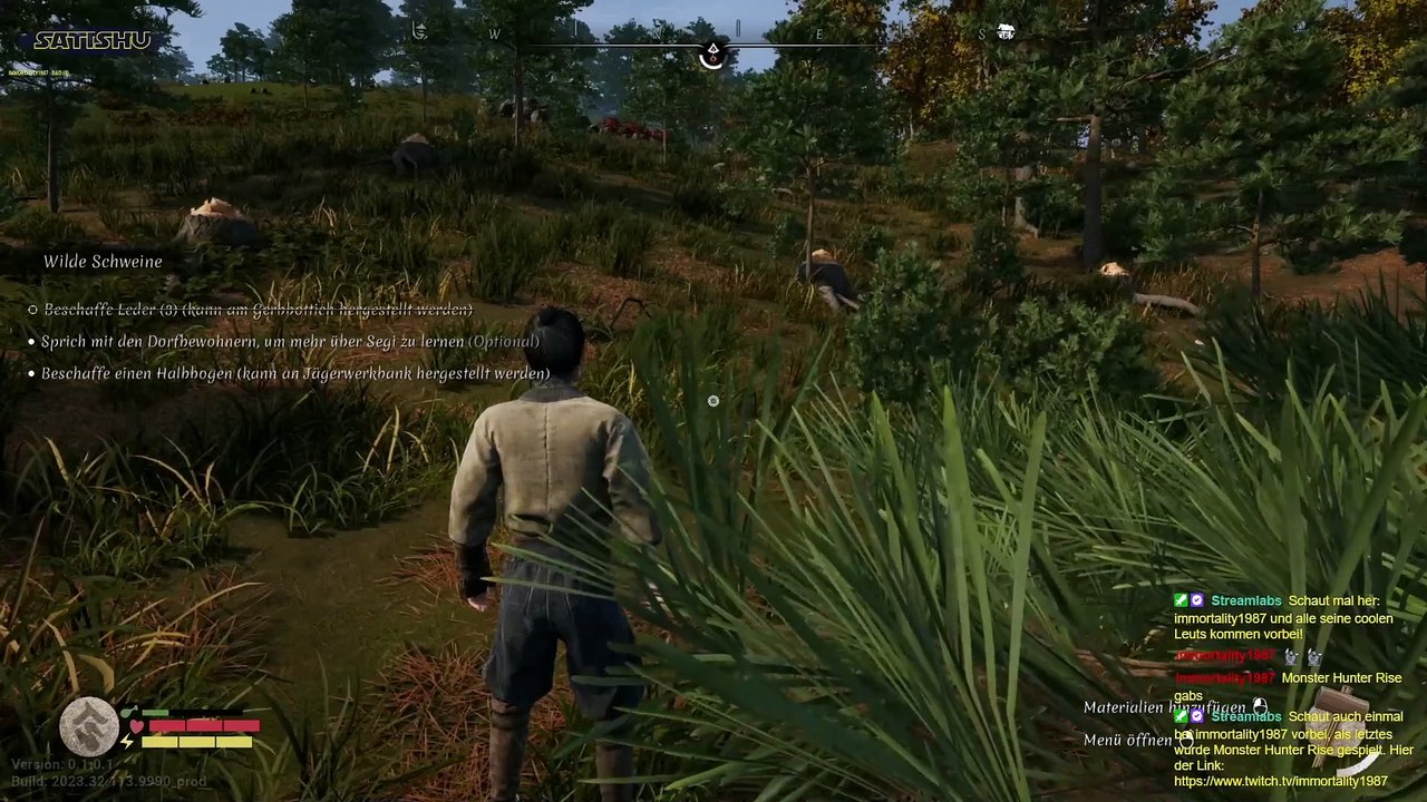 Die Suche nach einem Platz für eine Jagdhütte. | Sengoku Dynasty | Ep. 22