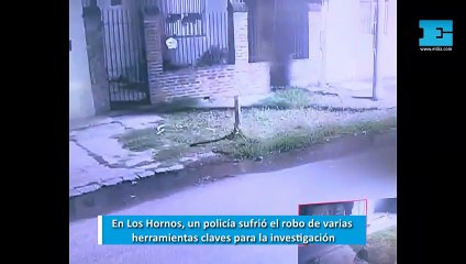 En La Plata, un policía sufrió el robo de varias herramientas claves para la investigación