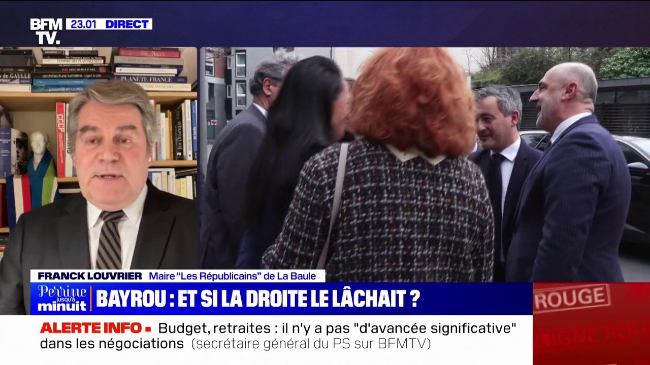 Réforme des retraites: "Le retour en arrière poserait le sujet du soutien de la droite" au gouvernement, assure Franck Louvrier (maire LR de La Baule)