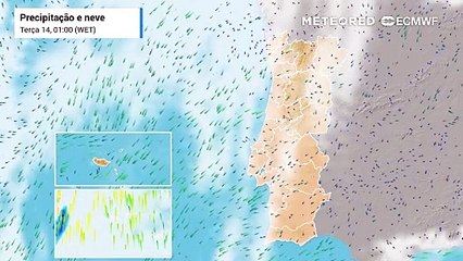 Semana de 14 a 19 de janeiro é pautada por ausência de precipitação em Portugal Continental