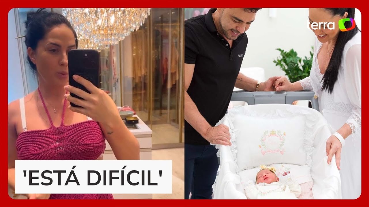 Graciele Lacerda exibe barriga no pós-parto e faz desabafo sobre roupas: 'Está difícil'
