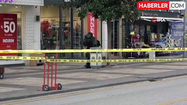 Denizli'de Şüpheli Sırt Çantası Fünyeyle Patlatıldı