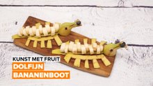 Kunst met fruit: Dolfijnenbanaan