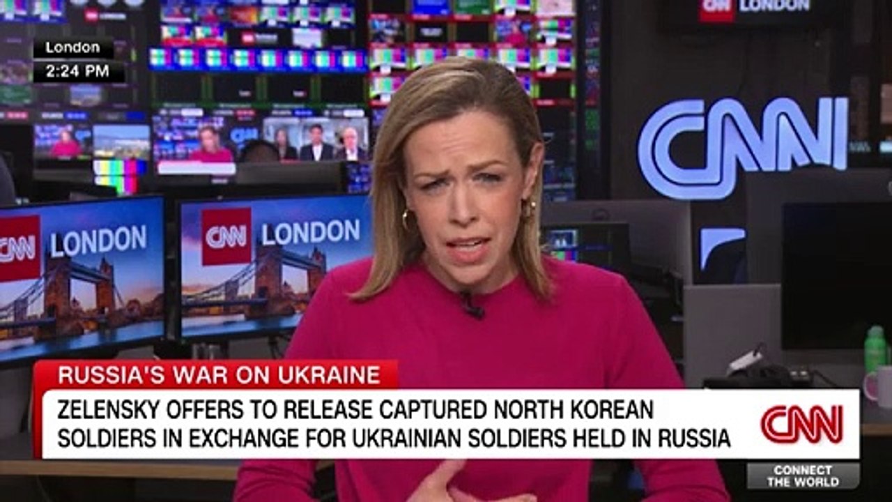 Video released by Ukrainian military shows capture of alleged North Korean soldiers