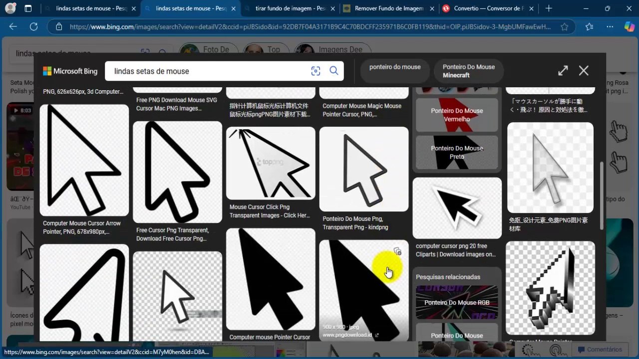 Como Transformar Qualquer Imagem Em Cursor (Seta) do Mouse  SEM PROGRAMAS