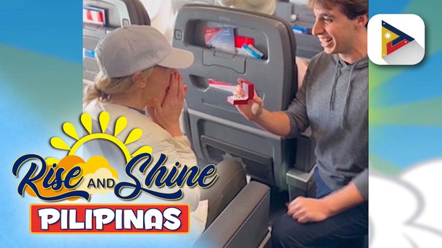 Sunshine Stories | Sweet wedding proposal, ginawa sa isang eroplano habang nasa himpapawid