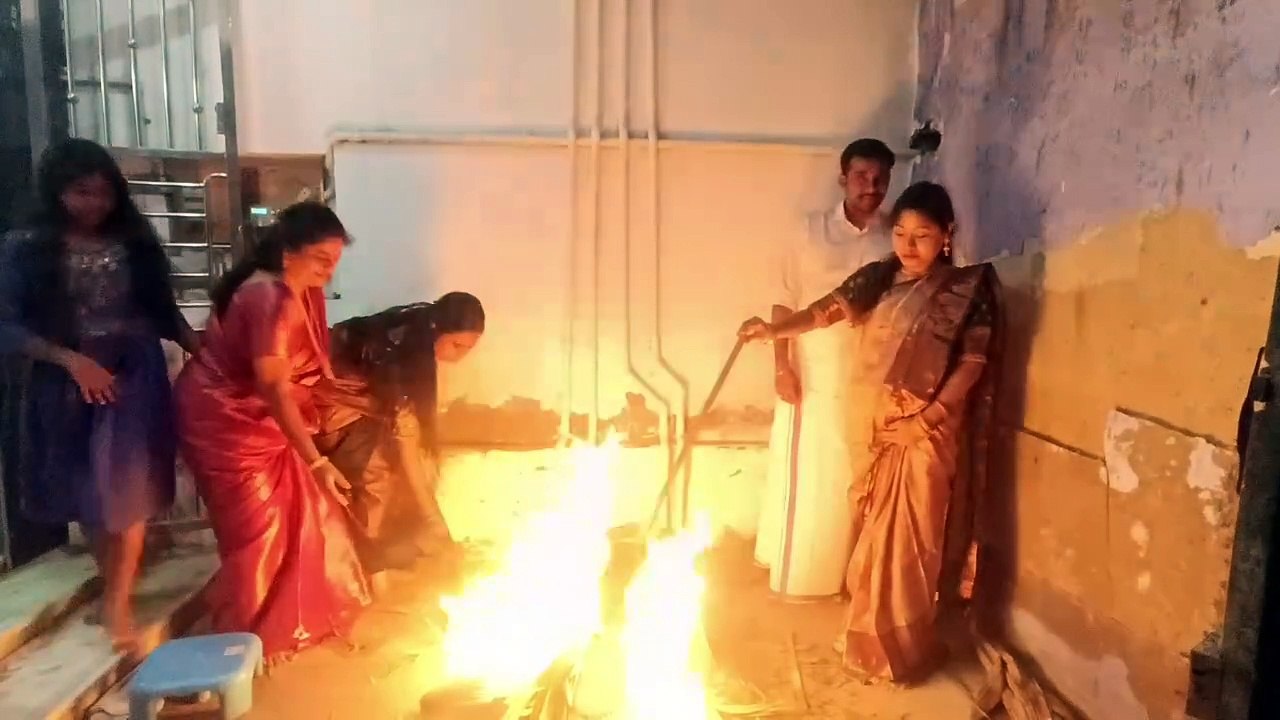 Tripura Couple Pongal Celebration