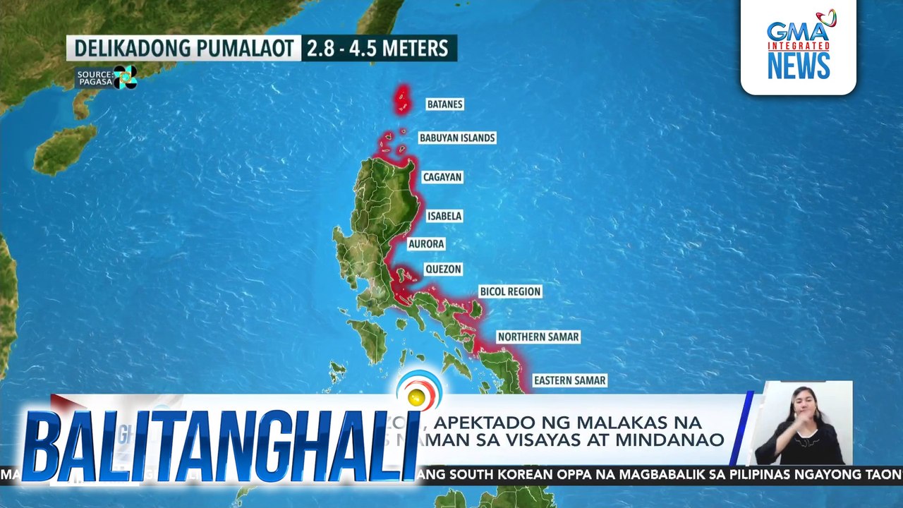 PAGASA - Buong Luzon, apektado ng malakas na Amihan; Easterlies naman sa Visayas at Mindanao | Balitanghali