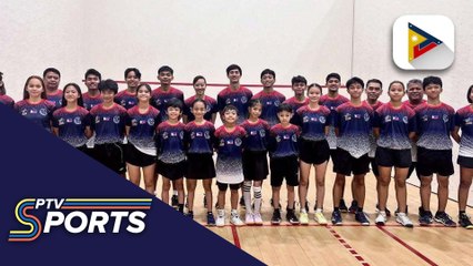 PH Squash Team, walang pahinga ngayong taon bilang paghahanda sa unang Olympic appearance
