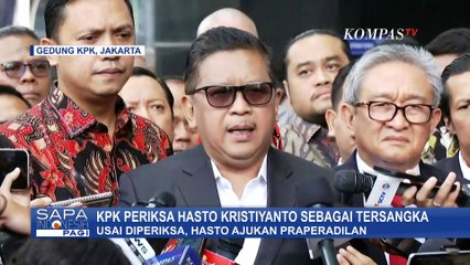 Hasto Ajukan Praperadilan Usai Perdana Diperiksa sebagai Tersangka, KPK: Penyidikan Tetap Jalan