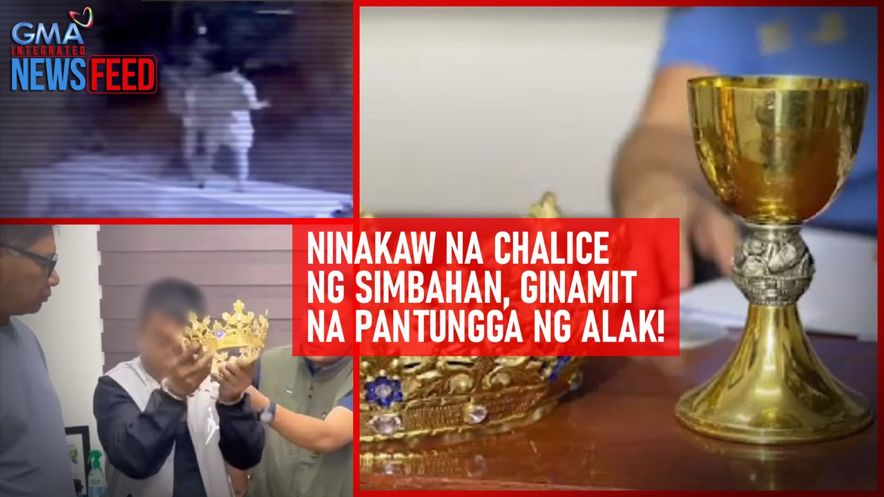 Ninakaw na chalice ng simbahan, ginamit na pantungga ng alak! | GMA Integrated Newsfeed