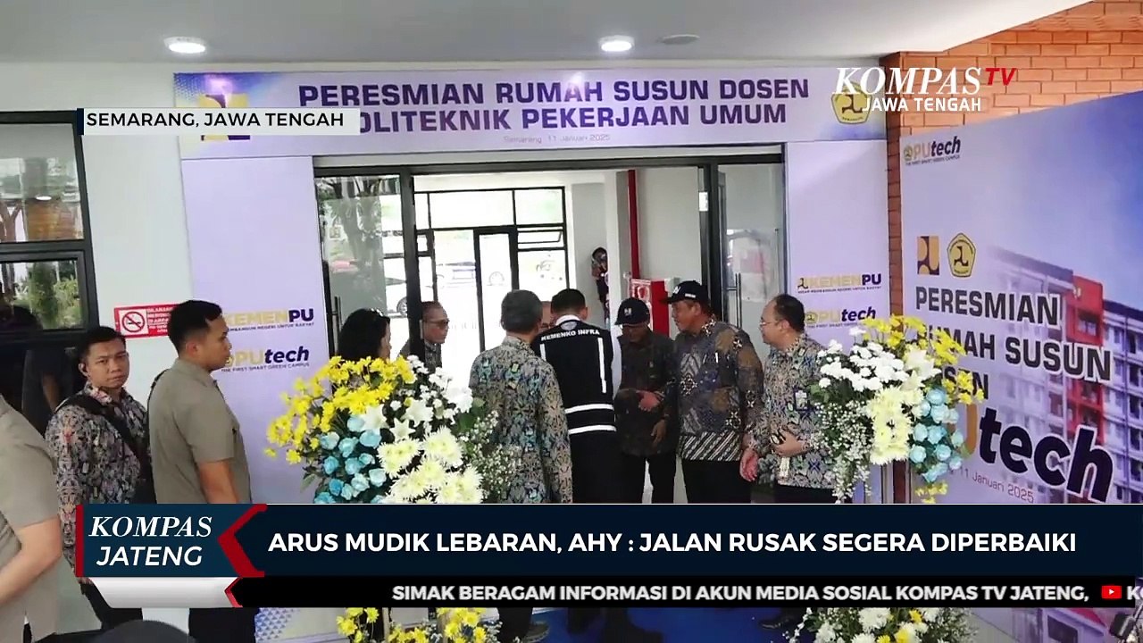 Arus Mudik Lebaran, AHY: Jalan Rusak Segera Diperbaiki
