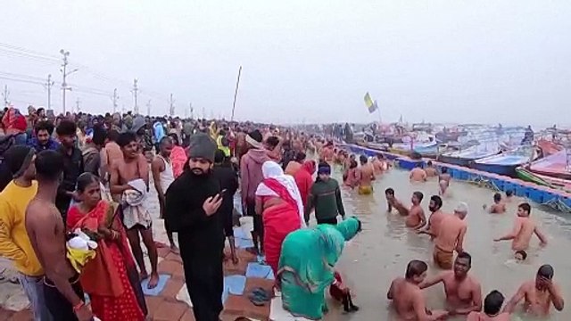 Millions take holy dip as India's Maha Kumbh Mela begins