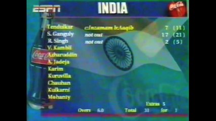 Pakistan vs India, 3rd ODI at Lahore, Oct 02 1997 | Ijaz Ahmed 139* With HUGE 9 Sixes !!