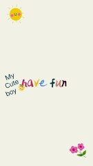 My cute boy playing 👶