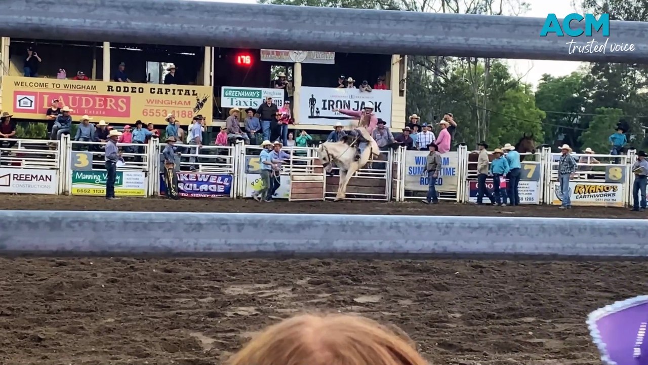 Clancy’s last ride at 2025 Wingham Summertime Rodeo.