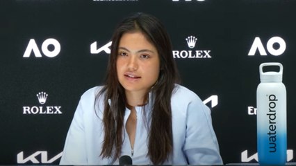 Tennis - Australian Open 2025 - Emma Raducanu : "I’m very proud of how I overcame certain situations"