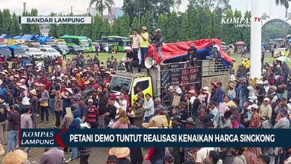 Ribuan Petani Demo Tuntut Realisasi Kenaikan Harga Singkong