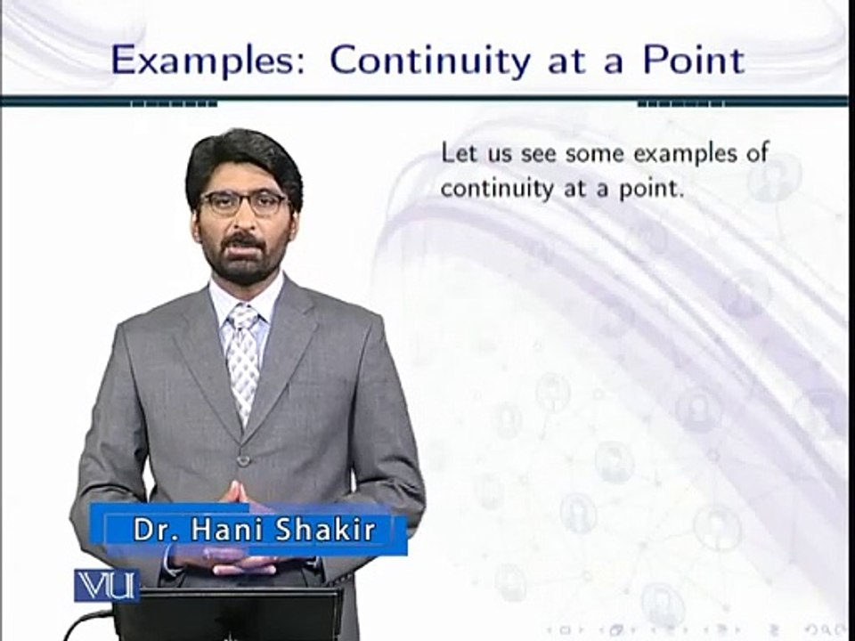 Topology Lecture 79 Continuity at a Point: examples in Topology in Urdu