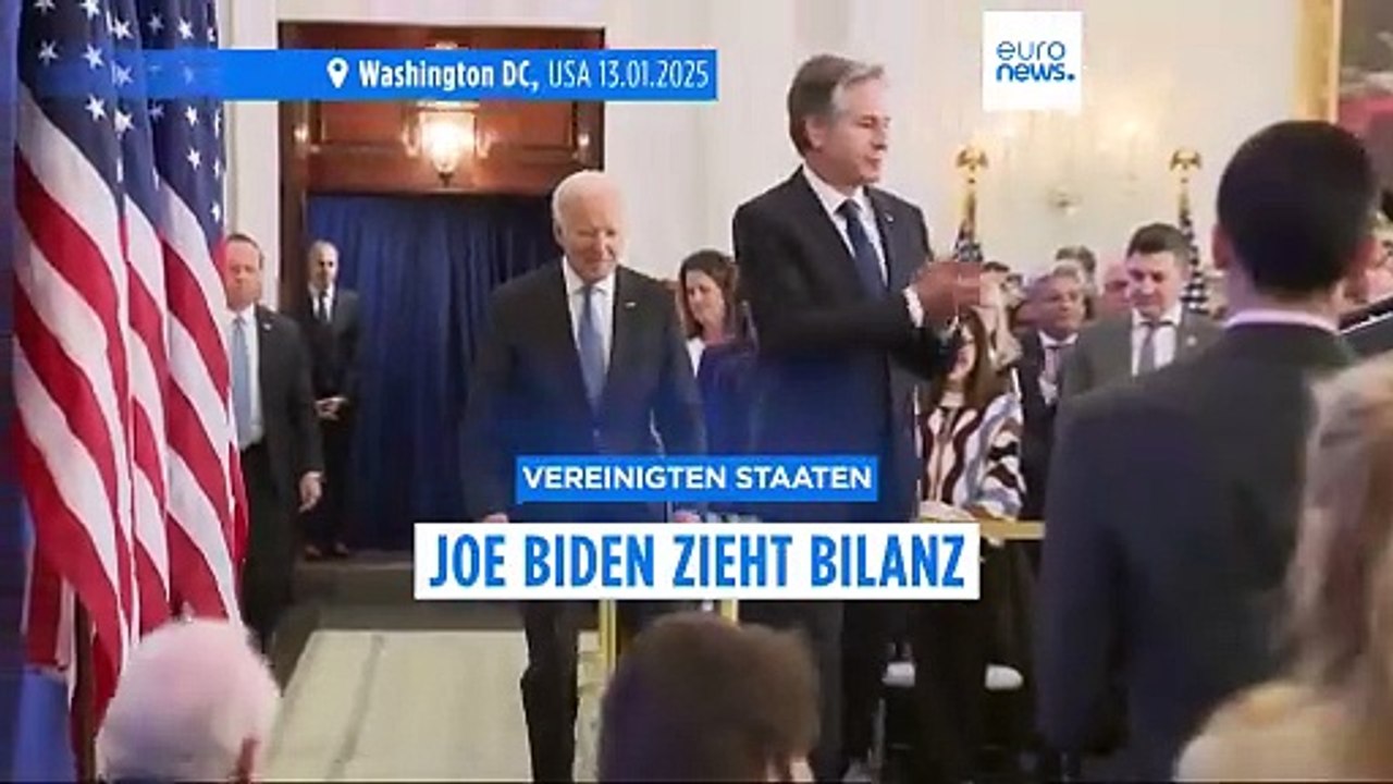 Präsident Joe Biden zieht Bilanz: Putin habe 'keines seiner Ziele' erreicht