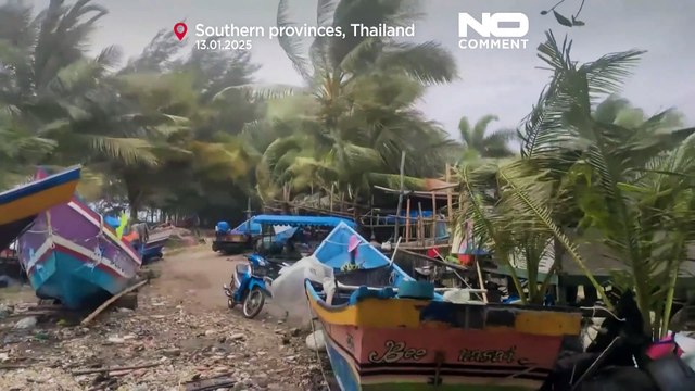 عواصف عنيفة تضرب جنوب تايلاند وتخلف أضرارًا واسعة