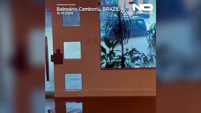 Chuvas fortes provocam inundações generalizadas no sul do Brasil