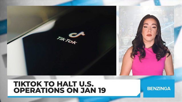 TikTok To Halt U.S. Operations On Jan 19