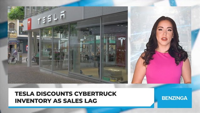 Tesla Discounts Cybertruck Inventory As Sales Lag