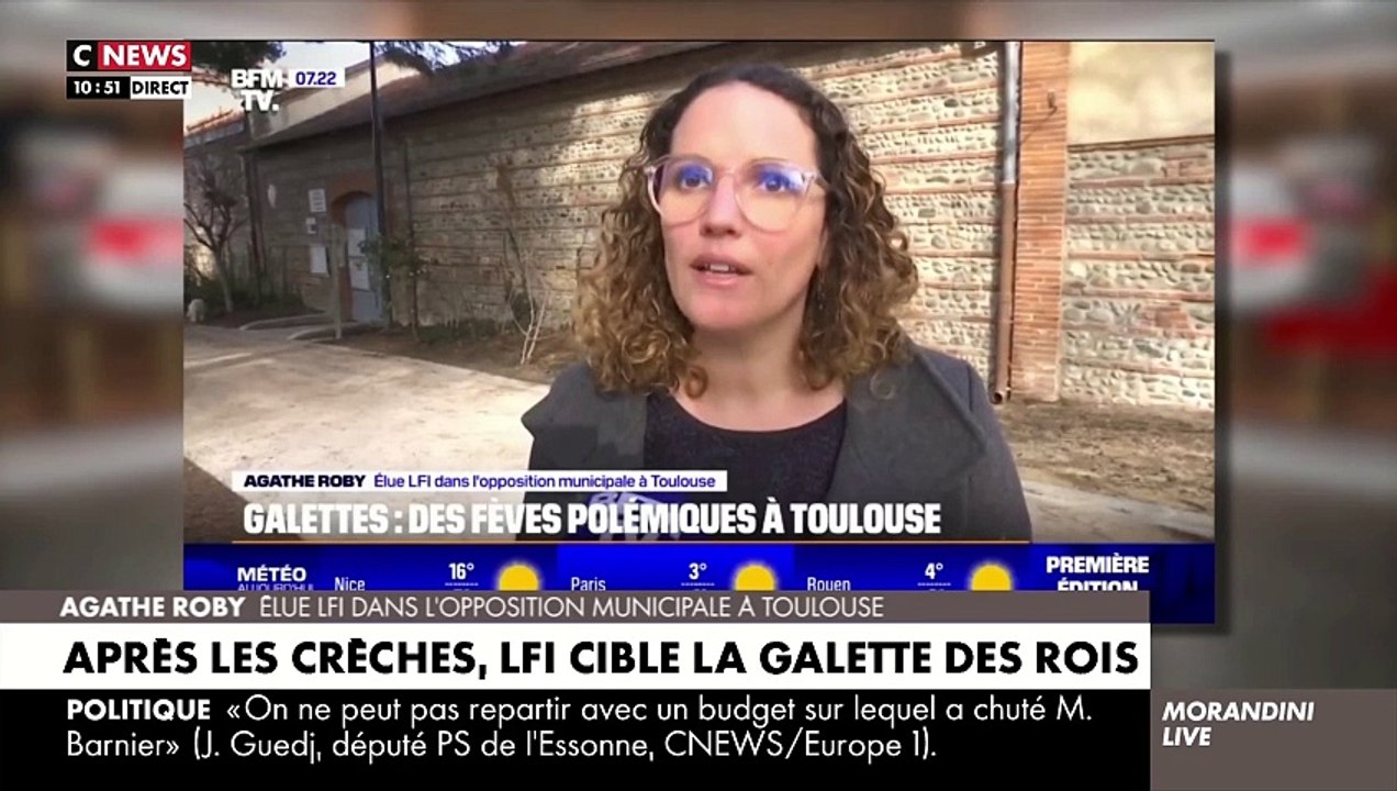 Après les crèches, les Insoumis s'en prennent aux fèves dans la galette des rois et sont furieux: L'adjoint au maire de Toulouse réagit en direct dans "Morandini Live" - VIDEO