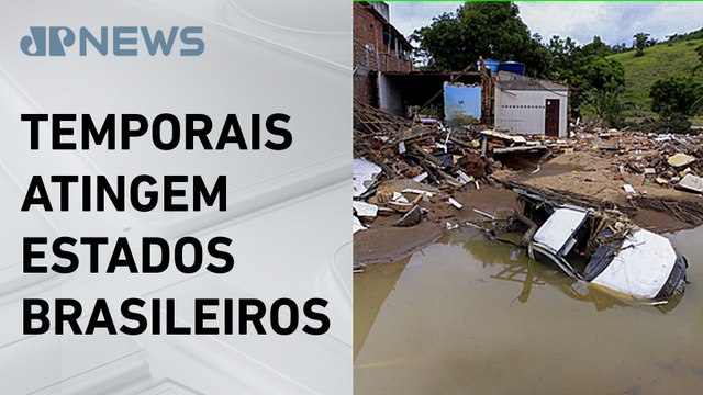 Chuvas afetam 65 cidades da Bahia e Minas Gerais entra em alerta
