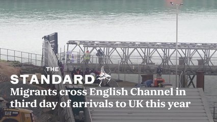 Migrants cross English Channel in third day of arrivals to UK this year