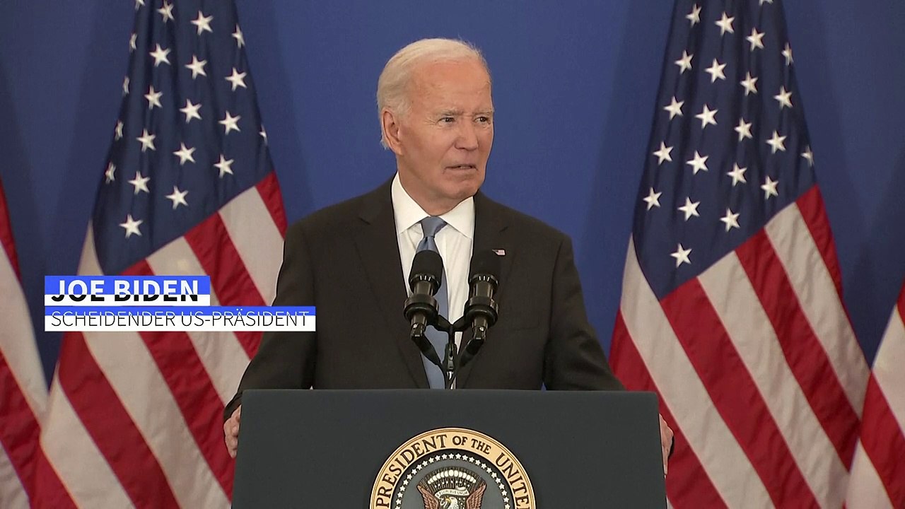 Biden zieht außenpolitisch Bilanz: USA international weit vorn