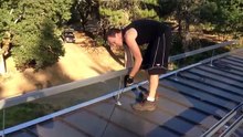 How to install 4100 Watt Solar Panel Array- Solar Off-Grid System Installation Video