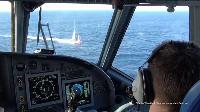 Vendée Globe 2024 / Survol par la Marine Nationale des leaders