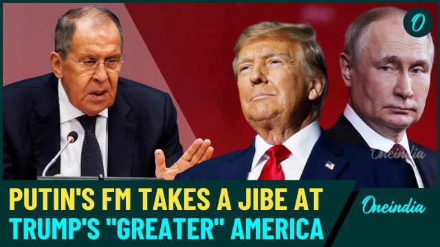 Watch: Russian FM Lavrov Blasts Donald Trump's Great American Plan, Slams New U.S Sanctions