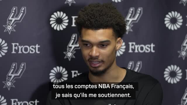 Spurs - Wembanyama sur le vote des fans pour le All Star Game : “Je sais que les Français me soutiennent”