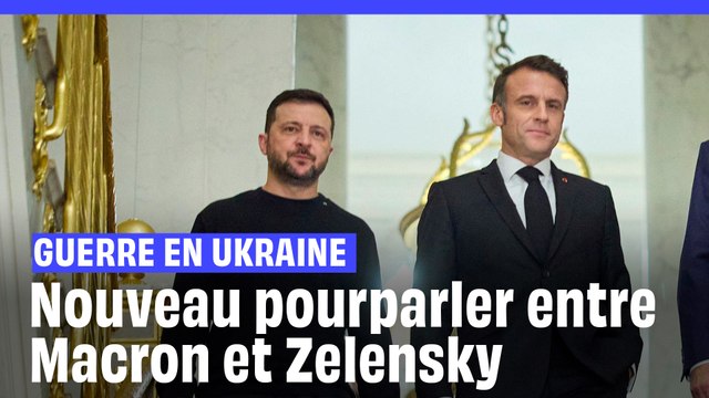 Guerre en Ukraine : Macron et Zelensky discutent de l'envoi possible de militaires européens