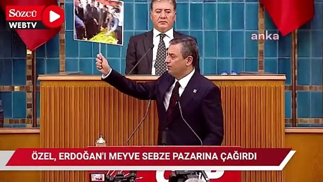 Özel, Erdoğan’ı meyve sebze pazarına çağırdı: En son 21 yıl önce gitmişsin, gel beraber gidelim