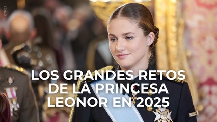 Los grandes retos de la princesa Leonor en 2025