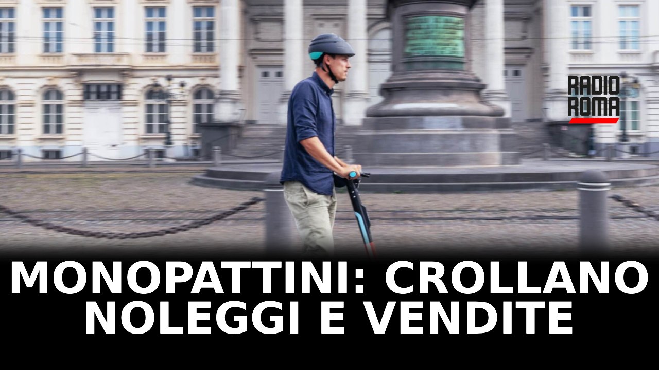 Monopattini: crollano noleggi e vendite