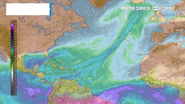 Un fiume atmosferico verso il Mediterraneo