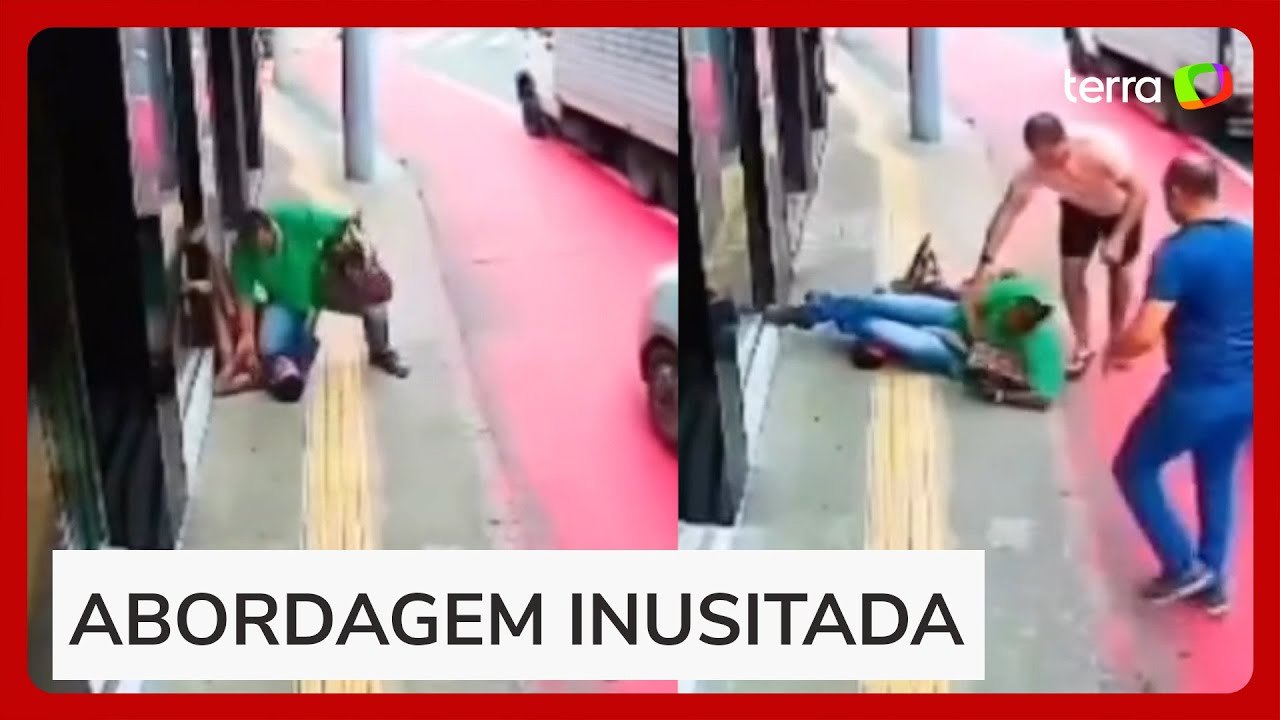 Lutador rende suspeito com golpes de jiu-jitsu no litoral de São Paulo