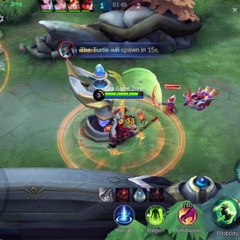 "Akai on the rise, spinning into victory with unstoppable moves!"