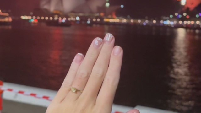 Sydney’s New Year’s Eve fireworks shine brighter with an engagement surprise